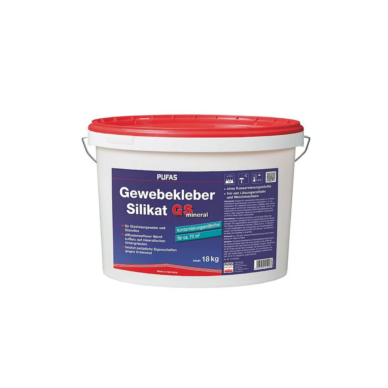 PUFAS Gewebekleber Silikat GS mineral