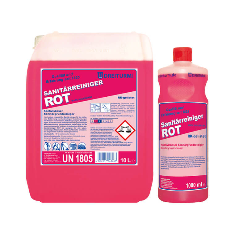 Dreiturm SANITÄRREINIGER ROT