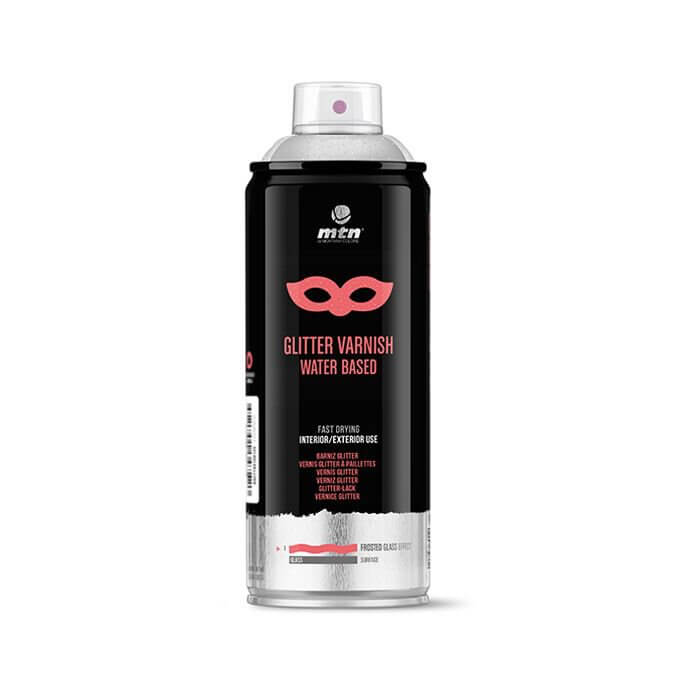 MTN PRO Glitzer-Klarlack Silber