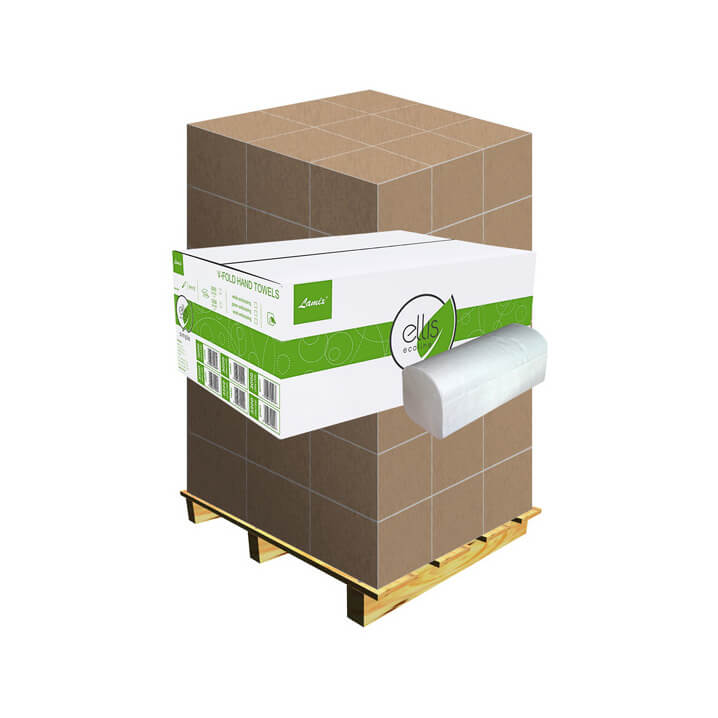 Papierhandtücher 2-lagig weiß Ellis Eco  3200 Blatt