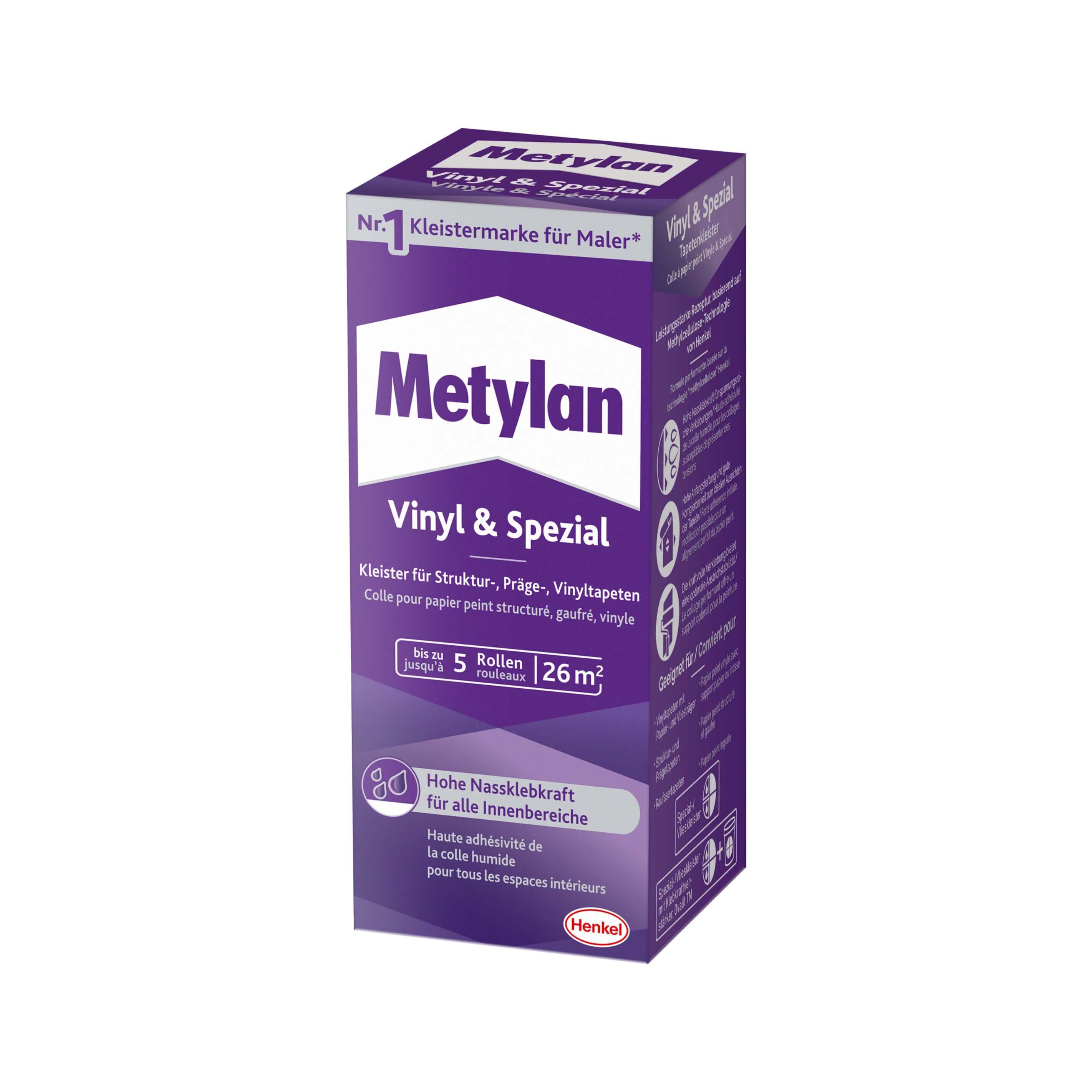 Metylan Tapetenkleister Vinyl & Spezial Pulver